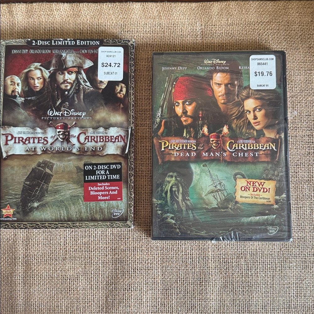 Walt Disney Pictures: Pirates of the Caribbean Dead Man’s Chest & At World’s End